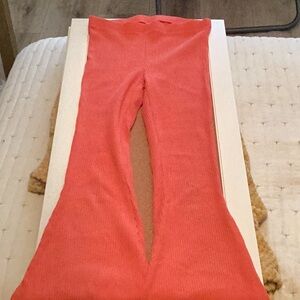 Orange Flare Leggings